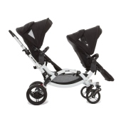 Vista due sedute posizionate fronte strada - Passeggino Gemellare ABC Design Zoom