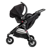 Combinazione travel system con seggiolino auto e adattatori - Passeggino Tre Ruote Baby Jogger City Mini GT