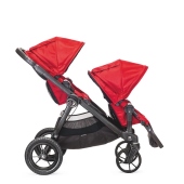 Vista con 2 sedute fronte strada - Passeggino Gemellare Baby Jogger City Select gemellare