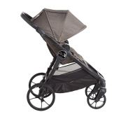 Vista laterale fronte strada - Passeggino Trio Baby Jogger Trio City Premier