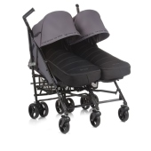 Vista con coprigambe - Passeggino Gemellare Be Cool Club Twin
