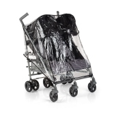 Vista con parapioggia - Passeggino Gemellare Be Cool Club Twin