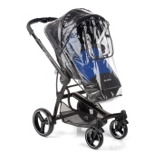 Vista del passeggino con parapioggia - colore Cool - Royal vs Lilac - Passeggino Trio Be Cool Trio Bandit 3 Cocoon