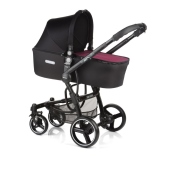Vista carrozzina colore Naif Purple - Passeggino Trio Be Cool Trio Bandit 3 Nidus