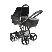 Vista carrozzina colore Boho Birds - Passeggino Trio Be Cool Trio Bandit 3 Cocoon