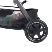 Vista della capienza del cestello portoggetti - Passeggino Quattro Ruote Bebe Confort Adorra