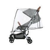 Vista del passeggino con il parapioggia applicato - Passeggino Leggero Bebe Confort Laika