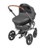 Vista con navicella Amber - omologata auto (venduto separatamente) - Passeggino Quattro Ruote Bebe Confort Nova 4 Ruote
