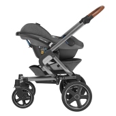 Vista con seggiolino auto Pebble Plus (venduto separatamente) - Passeggino Quattro Ruote Bebe Confort Nova 4 Ruote
