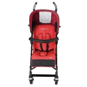 Vista frontale - Colore: Intense Red - Passeggino Quattro Ruote Bebe Confort Lana