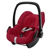 Seggiolino auto Pebble - colore: Raspberry Red - Passeggino Quattro Ruote Bebe Confort New Loola