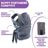 Caratteristiche - Mei Tai ComfyFit Portabeb Boppy
