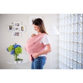 Posizione fronte genitore vista laterale - Boppy Mei Tai ComfyHug Portabeb