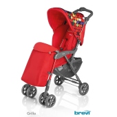Vista con coprigambe double face - Passeggino Leggero Brevi Grillo 2.0
