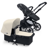 Colore Bianco Avorio + telaio Nero - Passeggino Duo Bugaboo Buffalo