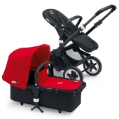 Colore Rosso + telaio Nero - Passeggino Duo Bugaboo Buffalo