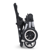 Vista del passeggino chiuso - con ruote - Passeggino Duo Bugaboo Buffalo