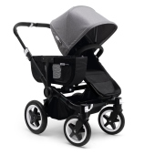 Versione telaio Nero + colore Grigio Melange - Passeggino Duo Bugaboo Donkey Mono