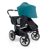 Versione telaio Nero + colore Petrol Blue - Passeggino Duo Bugaboo Donkey Mono