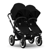 Versione telaio Nero + colore Nero - Passeggino Gemellare Bugaboo Donkey Twin