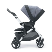 Vista laterale - Passeggino Quattro Ruote Cam Il Mondo Del Bambino Fluido Allegria