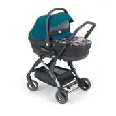 Carrozzina - Colore 385 - Passeggino Trio Cam Il Mondo Del Bambino Fluido Art