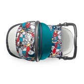 Carrozzina vista alto interno rete - Colore 385 - Passeggino Trio Cam Il Mondo Del Bambino Fluido Art
