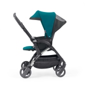 Vista laterale passeggino fronte mamma - Colore 385 - Passeggino Trio Cam Il Mondo Del Bambino Fluido Art