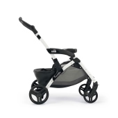 Telaio bianco aperto, vista laterale - Passeggino Trio Cam Il Mondo Del Bambino Fluido City Smart