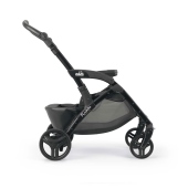 Telaio nero aperto, vista laterale - Passeggino Trio Cam Il Mondo Del Bambino Fluido City Top