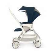 Vista laterale passeggino fronte mamma - Colore 539 - Passeggino Trio Cam Il Mondo Del Bambino Fluido Orsobello