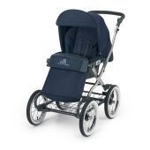 Vista diagonale passeggino fronte strada - Colore 344 - Passeggino Trio Cam Il Mondo Del Bambino Linea Classy Tris