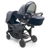 Configurazione ibrida: seduta + navicella (optional) - Passeggino Gemellare Cam Il Mondo Del Bambino Twin Pulsar