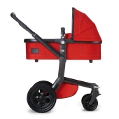 Dettagli carrozzina  colore rosso con telaio nero - Passeggino Duo Joolz Day