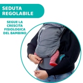 Seduta regolabile - Chicco Marsupio Myamaki Fit