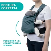 Postura corretta - Chicco Marsupio Skin Fit
