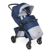 Vista con coprigambe - accessorio incluso - Passeggino Leggero Chicco Kwik.One