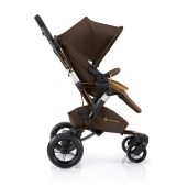 Vista laterale - Colore Coconut Brown - Passeggino Quattro Ruote Concord Neo