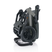 Vista telaio chiuso - Colore Phantom Black - Passeggino Quattro Ruote Concord Wanderer