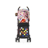 Vista con coprigambe reversibile - Passeggino Quattro Ruote Cosatto Supa