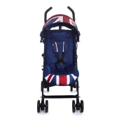 Vista frontale - Colore: Union Jack - Passeggino Leggero Easywalker MINI Buggy