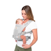 Dettaglio fronte genitore modalit Neonato - Marsupio Aerloom Ergobaby
