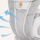 Dettaglio rete SoftFlex - Marsupio Omni Breeze Ergobaby