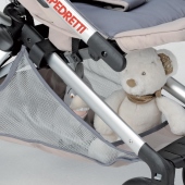 Cestello portaoggetti passeggino colore Beige - Passeggino Leggero Foppapedretti Folding