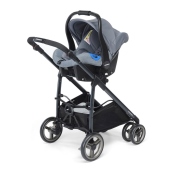 Configurazione Travel System con seggiolino auto - Passeggino Trio Foppapedretti Glam
