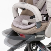 Dettaglio poggiapiedi regolabile - Passeggino Trio Foppapedretti Myo Tronic