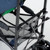 Cestello portaoggetti passeggino colore Blu - Verde - Passeggino Leggero Foppapedretti Passenger