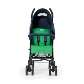 Vista frontale passeggino colore Blu - Verde - Passeggino Leggero Foppapedretti Passenger