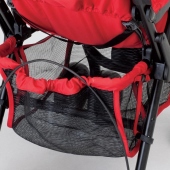 Cestello portaoggetti passeggino colore Cherry - Passeggino Leggero Foppapedretti Tokio