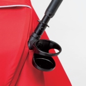 Dettaglio portabevande passeggino colore Cherry - Passeggino Leggero Foppapedretti Tokio